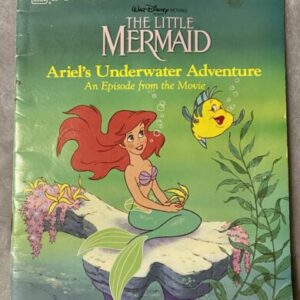 The Little Mermaid: Ariel's Underwater Adventure / A Golden Book Paperback / Poor Condition