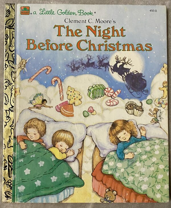 The Night Before Christmas / Clement C. Moore / Little Golden Books / Older Book Excellent Condition for Age