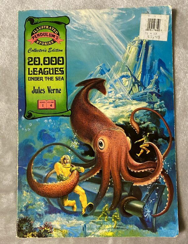 20,000 Leagues Under the Sea / Jules Verne / Illustrated Pendulum's Stories (Graphic Novel Style) / Older Book Decent Condition for Age