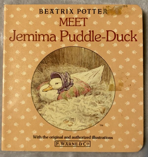 Meet Jemima Puddle Duck / Beatrix Potter / Board Book Good Condition