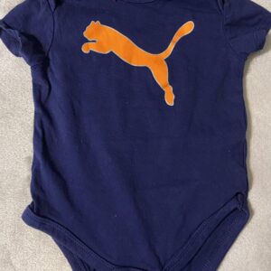 Puma / Blue and Orange Logo Onesie / 3-6 months / Excellent Condition!