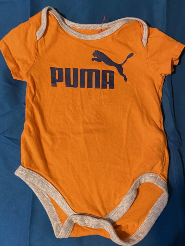 Puma / Orange Onesie / 3-6 months / Excellent Condition!