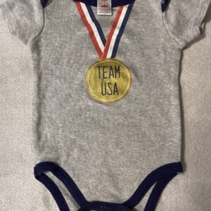 Baby Kiss / Team USA Gold Medal Onesie / 6-9 months / Excellent Condition!