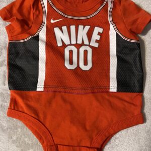 Nike / Orange 00 Jersey Onesie / 3 months / Brand New Condition!