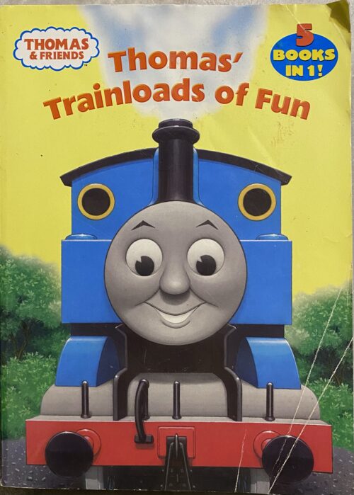 Thomas the Train and Friends / Thomas' Trainloads of Fun / 5 Books in 1 / Coloring and Activity Book / Fair Condition